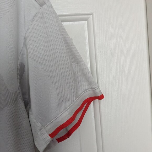 Adidas Juventus Jeep Climalite 2019-2020 Away Soccer Jersey light Gray Camo Sz L - Picture 5 of 8